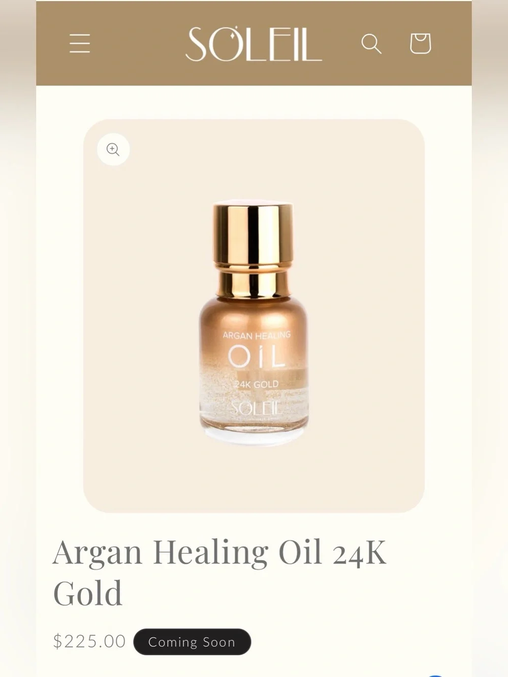 NWT SOLIEL SOLIEL Healing Hair Serum✨24K Gold is your key to luxurious hair care